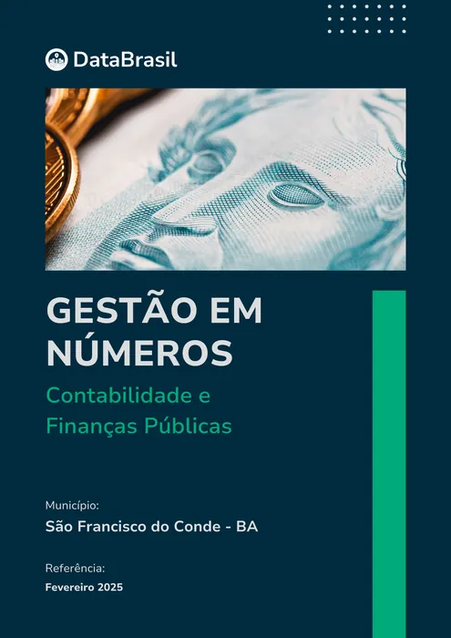 Capa do relatório de Finanças