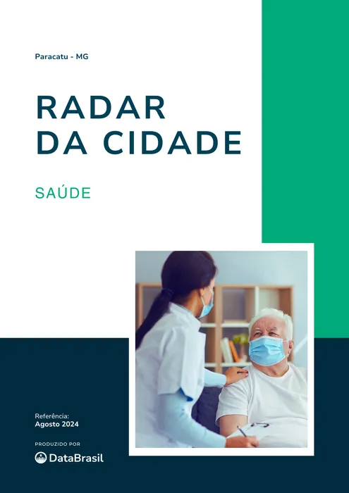 Capa do relatório de Saúde